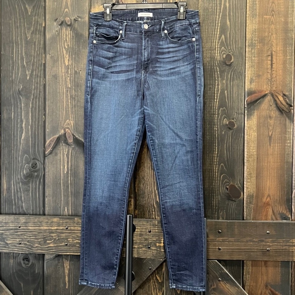 Good American Indigo Ankle Crop Jeans